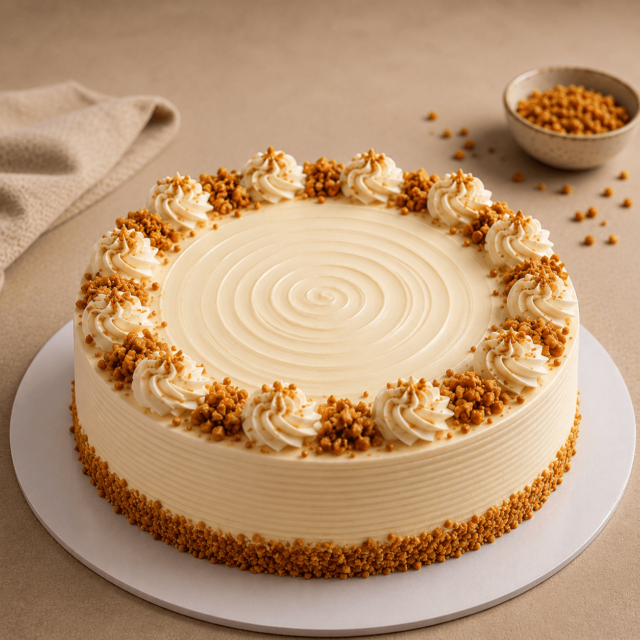 Butterscotch Crunch Cake