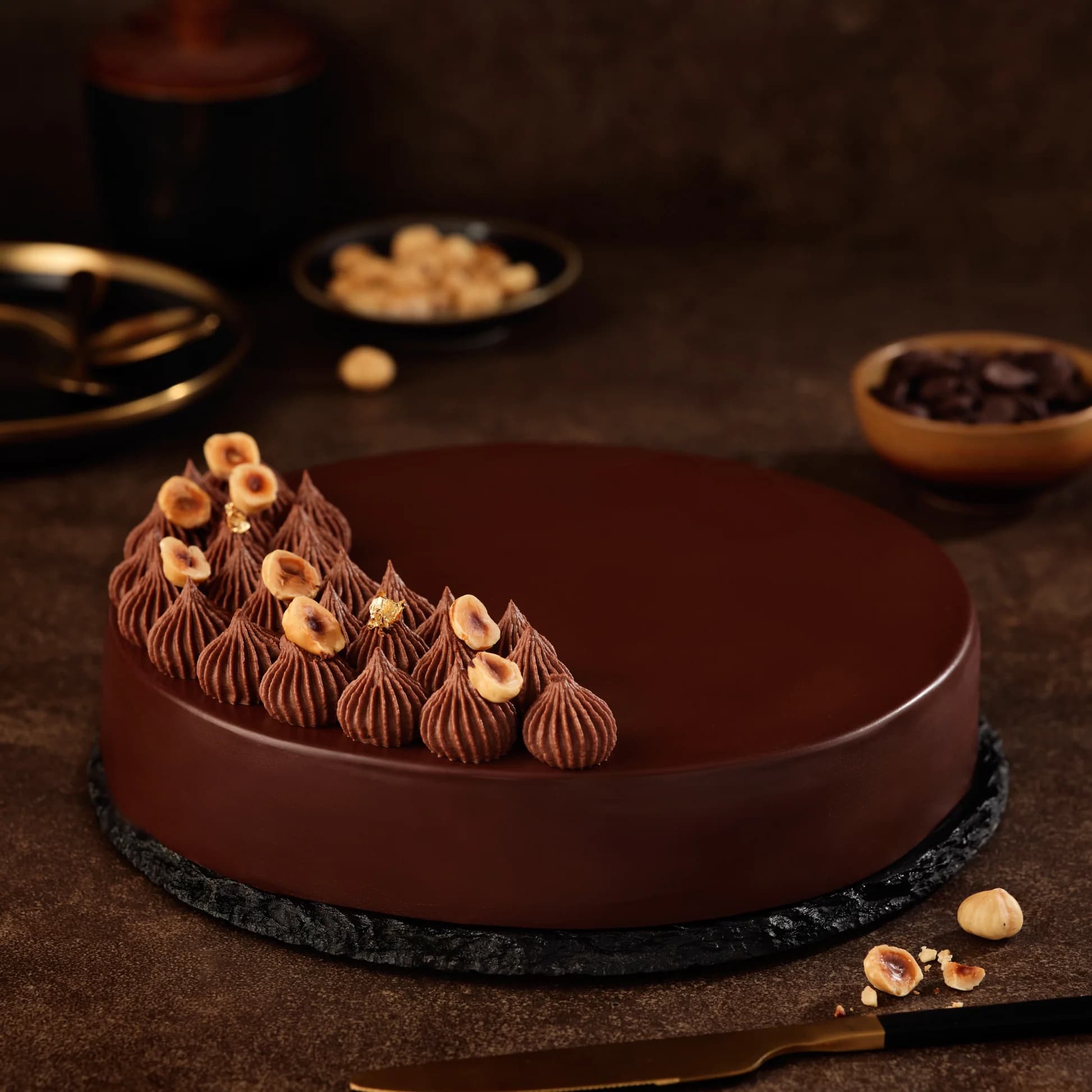 Hazelnut Chocolate Cake