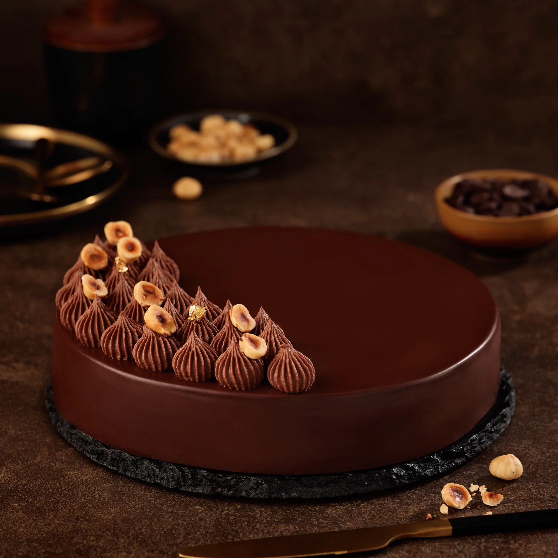 Hazelnut Chocolate Cake